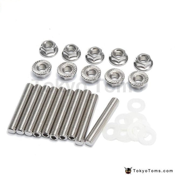Intake Manifold Extended Stud Studs Stainless Bolt Kit For Honda Acura B D H F B18 Gsr Si Turbo