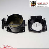 Intake Throttle Body+ Adapter Plate For G M Gen Iii Ls1 Ls2 Ls3 Ls6 Ls7 Lsx 92mm Black - Tokyo Tom's