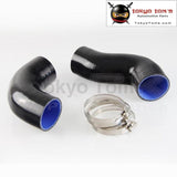 Intercooler Pipe Silicone Hose For Bmw 335 E90 Twin Turbo Black