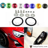 JDM Style Aluminum Quick Release Fasteners For Car Front Rear Bumpers Trunk Fender Hatch Lids Kit - Tokyo Tom's