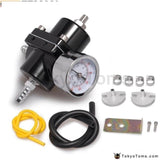 Jdm Universal 0-140 Psi Adjustable Fuel Pressure Regulator Fpr /gauge For Bmw E39 5 Series Facelift