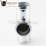 L=150mm 2" To 2" T-Pipe Aluminum Bov Adapter Pipe For 35 Psi Type S / Rs Bov