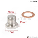 M12 X 1.25Mm Oxygen O2 Lambda Sensor Blanking Exhaust Plug Cap Fits Motorcycles And Cars Turbo Parts