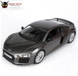 Maisto 1:24 Audi R8 V10 Plus Diecast Model Car Toy For Kids Gifts New In Box Free Shipping Gray