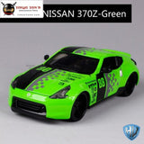 Nissan GTR(R35) 370Z POLICE Diecast 1:24 Model Car Toy New In Box