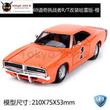 DODGE CHARGER R/T Modern Muscle Cars Old Car Diecast 1:25 Harley 1969 Model Car Model Car
