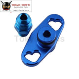 New Fuel Rail Adapter With An6 Tail Fits For Mitsubishi Evo 1 2 3 Eclipse Dsm Black/blue