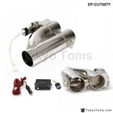 Patented Product 2.5 / 3 Electric Exhaust Downpipe Cutout E-Cut Out Dual-Valve Controller Remote Kit