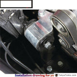 Performance Aluminum Left Hand Engine Mount For Honda Civic 92-95 Cxx-M4-Bk Parts