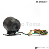 Racing 252Mm Smoked Digital Color Analog Voltage Volt Meter Gauge With Bracket For Bmw 318I Gauges