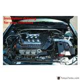 Racing Silicone Turbo Intercooler Radiator Hose Kit For Honda Prelude H22 Jdm 92-96 (2Pcs)