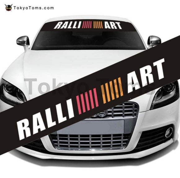 RALLIART Racing Decals Window Banner 