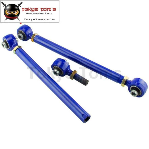 Rear Adjustable Toe Control Arm Kit Fits For 06-11 Bmw 335I 328I 330 E90 E92 E93 328 Blue / Red