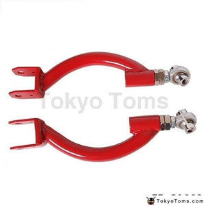 Rear Adjustable Upper Camber Control Arm Kit Red For 95-98 Nissan S14 Skyline Gtr R33 Suspensions