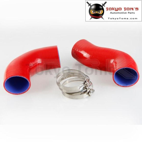 Red Intercooler Pipe Silicone Hose For BMW 335 E90 Twin Turbo Silicone Hose