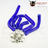 Silicone Radiator Hose For Honda Crf450R Cr Crf 450F 2002 -2004 + Clamps Blue