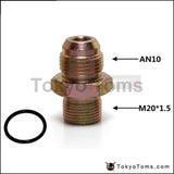 (Size: an10 An8) M20*1.5 Oil/fuel Line Hose End Union Fitting Adaptor Oil Sandwich Adapter Fitting