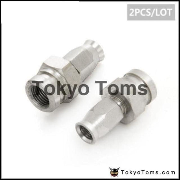 Stainless Steel Straight Brake Swivel Hose Ends Fittings - 2Pcs/lot An -3 To M10X1.0 Brakes