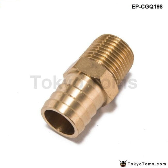 Straight 1/2 Npt Pipe To 3/4Hose Barb Fitting Bare Coupler Turbo Parts