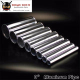 Straight 38mm 1 1/2" Inch Aluminum Turbo Intercooler Pipe Piping Tube Tubing Straght Aluminum Pipe Hose 38mm 1 1/2" 1.5 Inch - Tokyo Tom's