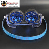Timing Belt+ Cam Cover+Cam Gear Pulley Fits Kit For Toyota Mk Iv 2Jz-Gte 2Jz 93-02 Red/blue/purple