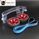 Timing Belt+ Cam Cover+Cam Gear Pulley Fits Kit For Toyota Mk Iv 2Jz-Gte 2Jz 93-02 Red/blue/purple