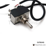 Toggle Switch With 12Ft Wiring Harness For Exhaust Muffler Electric Valve Cutout System Dump Turbo