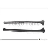 Car-Styling Auto Accessories Carbon Fiber Side Skirts Fit For 2008-2012 Lancer Evolution EVO X OEM Style Side Skirts 