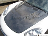 Car-Styling New Double Sided Carbon Fiber Front Hood Fit For 05-12 987 Boxster Cayman 911 997 MISHA GTM Style Hood Bonnet