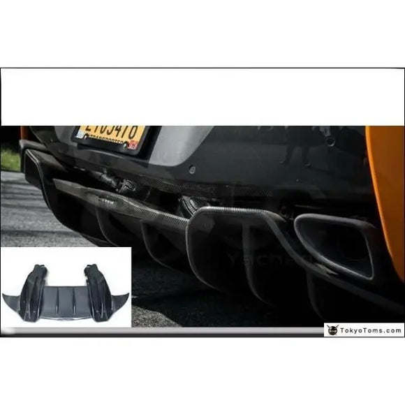 Car-Styling Auto Accessories Carbon Fiber Car Rear Bumper Diffuser Fit For 2016-2017 570S OEM Style Rear Diffuser
