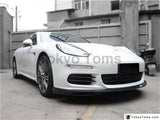 Car-Styling FRP Fiber Glass Car Front Bumper Lip Fit For 2014-2016 Panamera 971 GMT Style Front Lip Splitter 