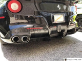 Dry Carbon Fiber Rear Bumper Fog Lamp Cover For 2012-2015 F12 Berlinetta Rear Fog Lamp Cover - Tokyo Tom's