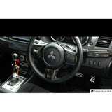 Car-Styling Carbon Fiber Interior Trim Fit For 2008-2012 Lancer Evolution X EVO X EVO 10 Coltspeed Style Steering Wheel Cover 