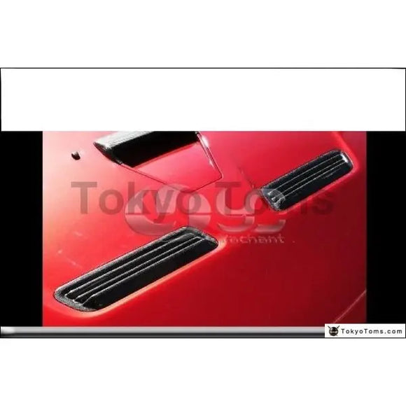 Car-Styling Carbon Fiber Hood Vents Fit For 2008-2012 Mitsubishi Lancer Evolution EVO 10 EVO X OEM Style Hood Vents