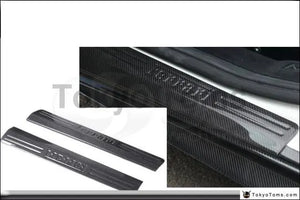 Car-Styling Dry Carbon Fiber Door Sill Fit For 2010-2014 F458 Italia Coupe & Spider Kick Step Panel Door Sill 