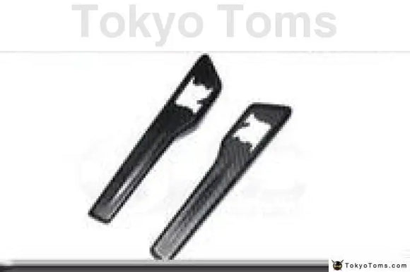 New Dry Carbon Fiber Matte Finish Twill Weave Fender Vent Emblem Fit For 15-17 GTR R35 R-35 GTR OEM Front Fender Emblem Cover - Tokyo Tom's