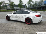Car-Styling FRP Fiber Glass Body Kit Side Skirt Fit For 2014-2016 F82 F83 M4 LB LP LW Style Side Skirts Under Board 