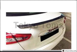 Car-Styling Auto Accessories FRP Fiber Glass Trunk Spoiler Ducktail Fit For 2014-2015 Ghibli Aspec Style Rear Trunk Spoiler Wing
