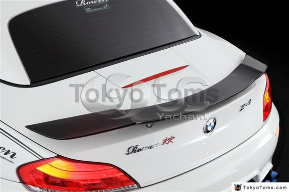FRP Fiber Glass Rowen White Wolf Edition Style Rear Spoiler Fit For 2009-2013 BMW Z4 E89