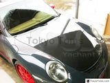 Car-Styling High Quality Fiber Glass FRP Bodykit Hood Fit For 2005-2011 987 Boxster Cayman 911 997 OEM Style Hood Bonnet