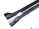 Car-Styling Carbon Fiber Side Skirt Extension Fit For 2014-2016 Panamera 971 YC Design Style Side Skirt Extension Underboard 