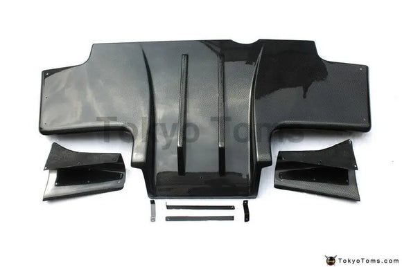 Carbon Fiber TS Type2 Style Rear Diffuser 5pcs with Metal Fitting Auto Accessories -  Fit For 1995-1998 Nissan Skyline R33 GTR