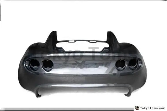 Car-Styling Dry Carbon Fiber Rear Bumper Rear Bar Fit For 2001-2007 Lotus Elise S2 OEM Style Rear Bumper Clamshell 