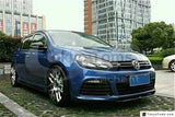 Carbon Fiber CF Front Lip Splitter Fit For 2010-2012 Golf R RZ Style Front Bumepr Lip Splitter 3 pcs - Tokyo Tom's