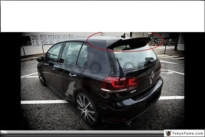 Car-Styling Carbon Fiber Rear Roof Spoiler Fit For 2009-2012 VW GOLF MK 6 GTI OSIR Style Rear Roof Spoiler Wing 