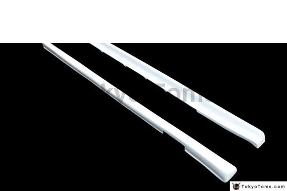 Black or White FRP Fiber Glass Side Skirts Fit For 99-02 Skyline R34 GTR NI Style Side Skirts Exteinsion Attachment