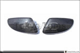 Carbon Fiber Side Mirror Cover Caps Frame Replacement Fit For 2009-2014 VW Scirocco