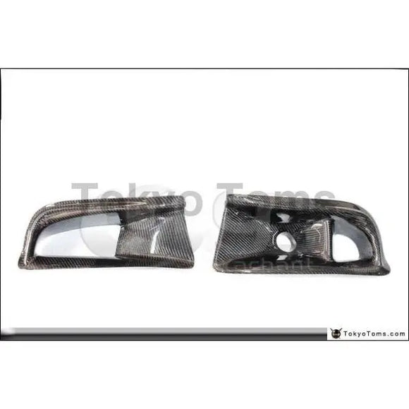 Car-Styling Carbon Fiber Air Duct 2Pcs Fit For 2003-2005 Evolution 8 EVO 8 VS Style Air Duct 