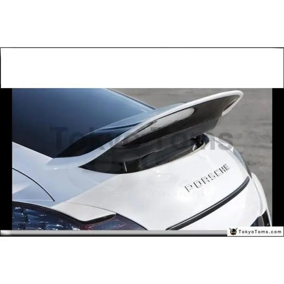 Car Accessories FRP Fiber Glass Rear Spoiler Fit For 2010-2013 Porsche Panamera 970 VAD Aero Styling Rear Trunk Spoiler Wing