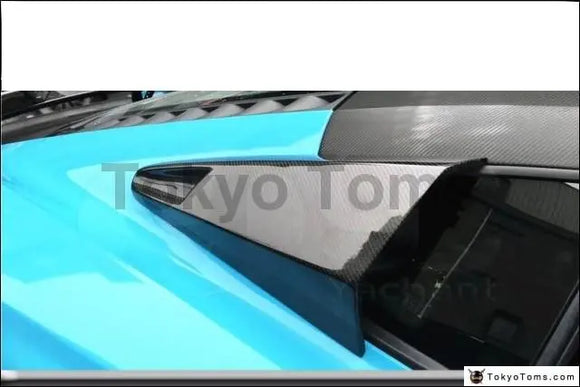 Car-Styling Carbon Fiber /FRP Fiber Glass Window Side Scoop 2pcs Fit For 2011-2014 MP4 12-C YC Design Style Quarter Window Scoop